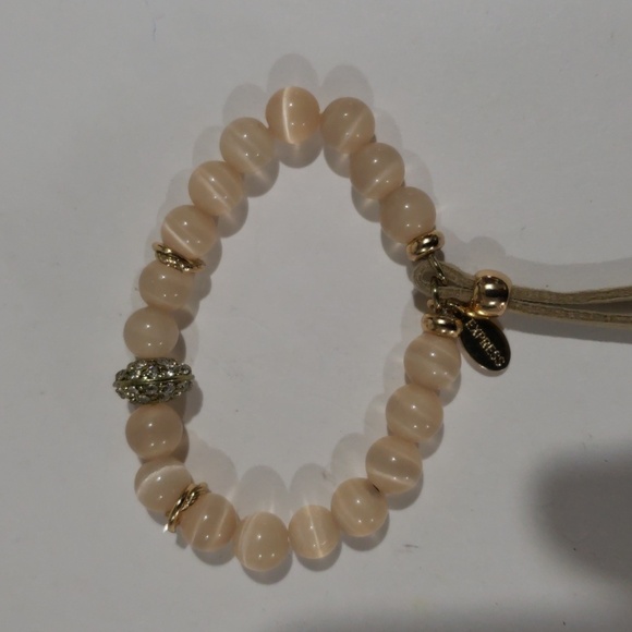 EXPRESS Elegant Beaded Bracelet – Adjustable Brown Leather Cord Fashion Jewelry - Picture 5 of 8